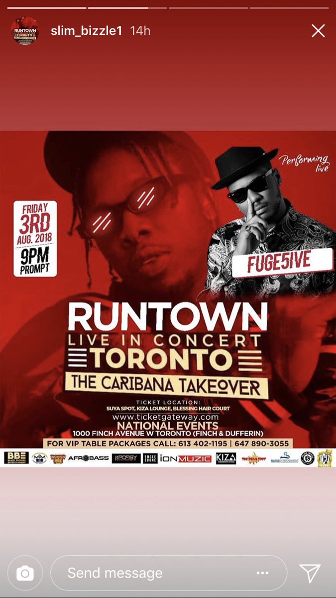 Fuge5ive's tweet image. Toronto come check me out Aug 3rd gonna be 🔥🔥I’m happy to be back in the road. #Music #Oloun #Mbaba #Finnido