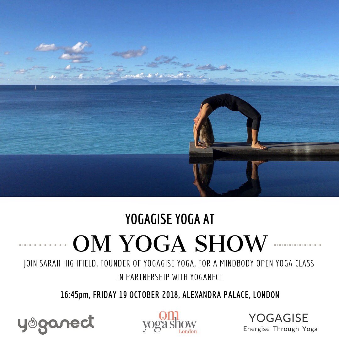 yogagise's tweet photo. So... I’m going to be teaching @Yogagise yoga at this year’s #OmYogaShow! I’ll be teaching in partnership with @Yoganect! Yoganect is a new digital hub that allows yogis globally access to all things yoga 🧘🏻♀️ #YogagiseYoga #Yogagise #Yoganect #YogaUK @OMYogaMagazine https://t.co/5GP3oodEBS
