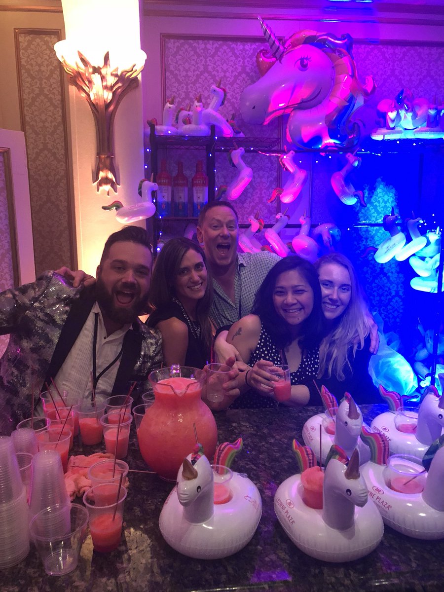 jennamcderm's tweet photo. About last night...awesome time at the @CrownePlazaWP booth! Got my unicorn float and Iโm obsessed ๐ฆ #bowparty #westchester #westchestermagazine https://t.co/DV11guIZog