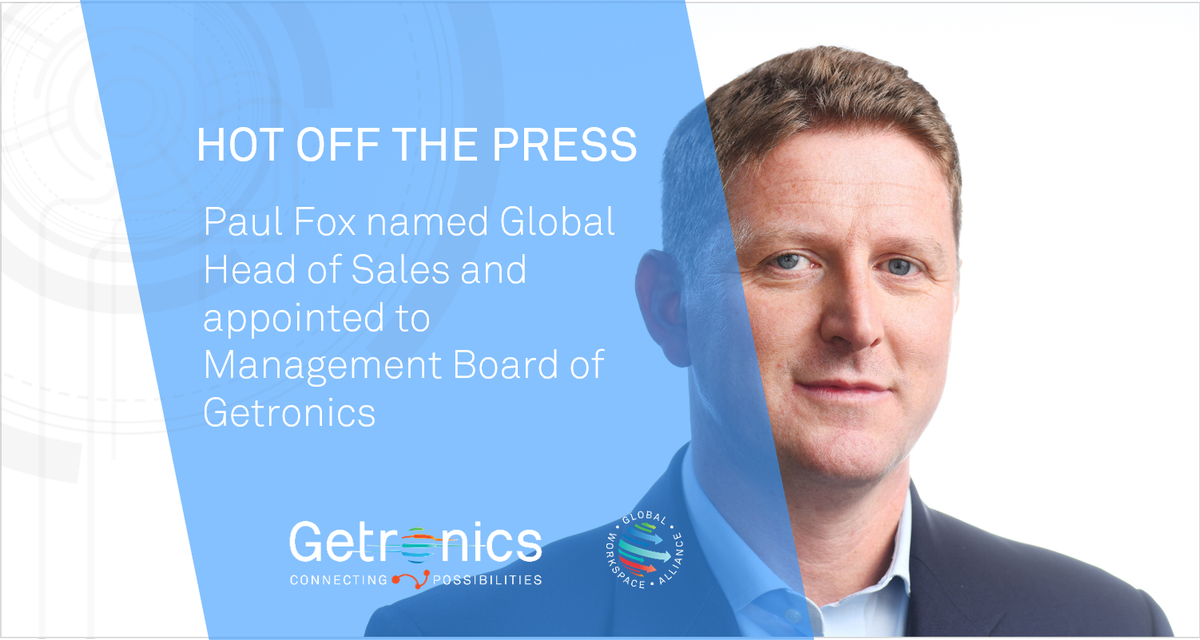 #hotoffthepress: Paul Fox named Global Head of Sales and appointed to Management Board of <a href="/Getronics/">Getronics</a> - bit.ly/2LoBppl