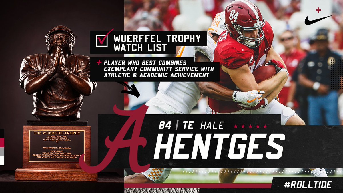 Alabama Football On Twitter Congratulations To Hale