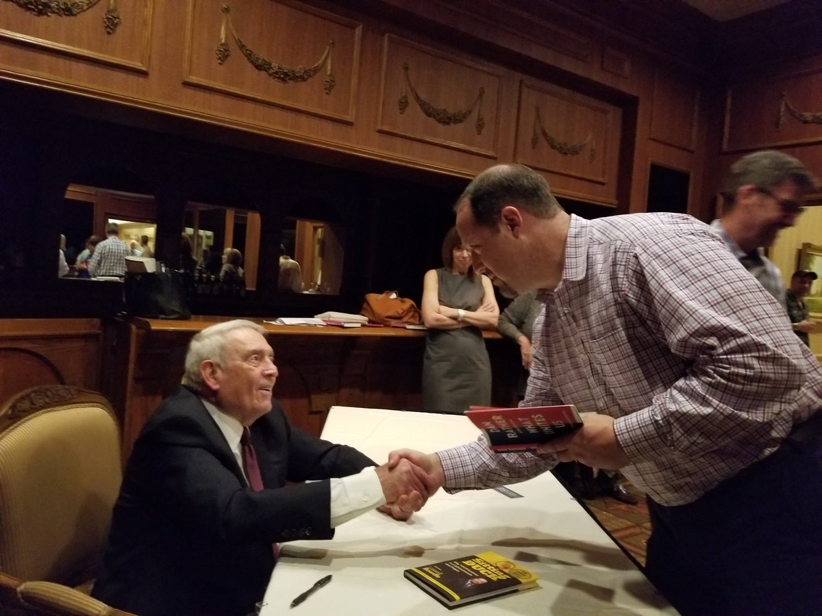 _AssuranceGroup's tweet photo. @DanRather - a legendary journalist and former news anchor for CBS.  At age 86, he still loves to work and continues to be passionate about his purpose.  "Journalism when done right matters"  What a great guy and an inspiration -- Great meeting you! #journalism #Passion #purpose https://t.co/TN4JhfzY6p