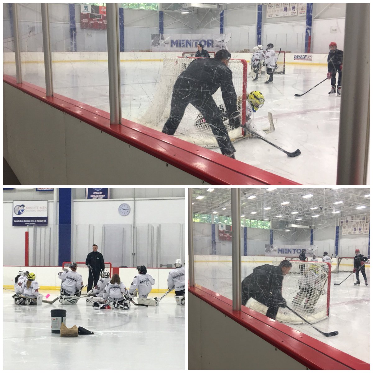 kristinewiess's tweet photo. Day 4 @conwaygoalie camp. She’s learning and working so hard. Thank you to @conwaygoalie and your staff. https://t.co/pcFfXa0sZy