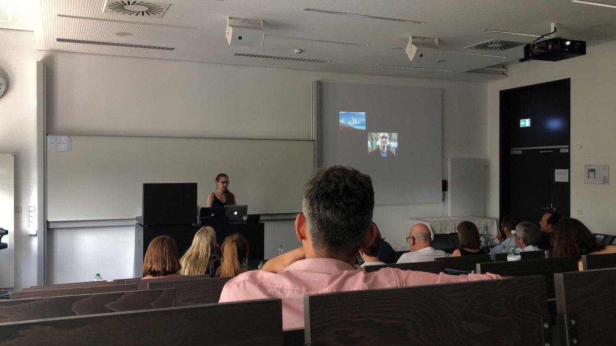 Moe_EIT's tweet photo. Last presentation: #Interactive #Posters! You touch a poster, it reacts. If you don't, it urges you. Wow. With a #prototype. Slogan: #Bringing #dreams "back to life". #Wonderful. @EIT_Health_de @EITHealth @EmergencyEye @corevasde https://t.co/JtLWZY9Cke