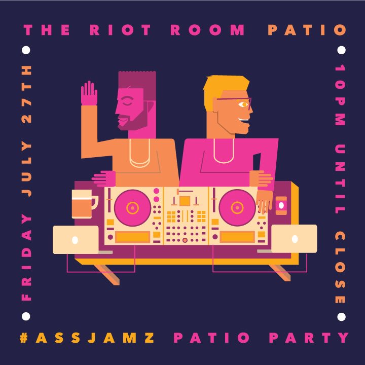 jonisthenewblk's tweet photo. Tomorrow @boatss and I return to your favorite KC patio to play loud music #ASSJAMZ https://t.co/uuKn8IiX6j