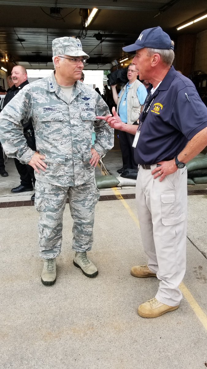 PEMADirector's tweet image. .@GovernorTomWolf and I are in Schuylkill County this morning touring recent flood damage with state legislators, state &amp;amp; local officials, first responders and residents impacted by the week's flooding. 

#pawx #TurnAroundDontDrown