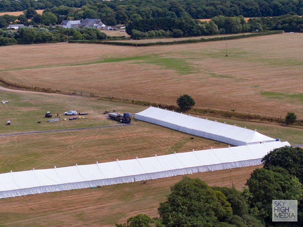We have been at the <a href="/northdevonshow/">North Devon Show</a> show ground where the preparations are coming on! <a href="/skyhighmediauk/">Sky High Media</a> #marquee #northdevon #showtime <a href="/DevonLiveNews/">Devon Live News</a>