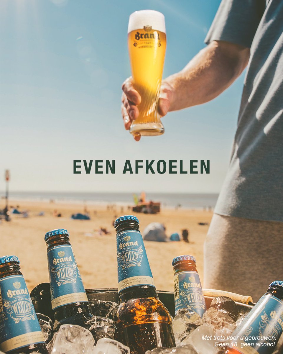 Tijdens zo’n hittegolf kun je wel een koude Weizen gebruiken.