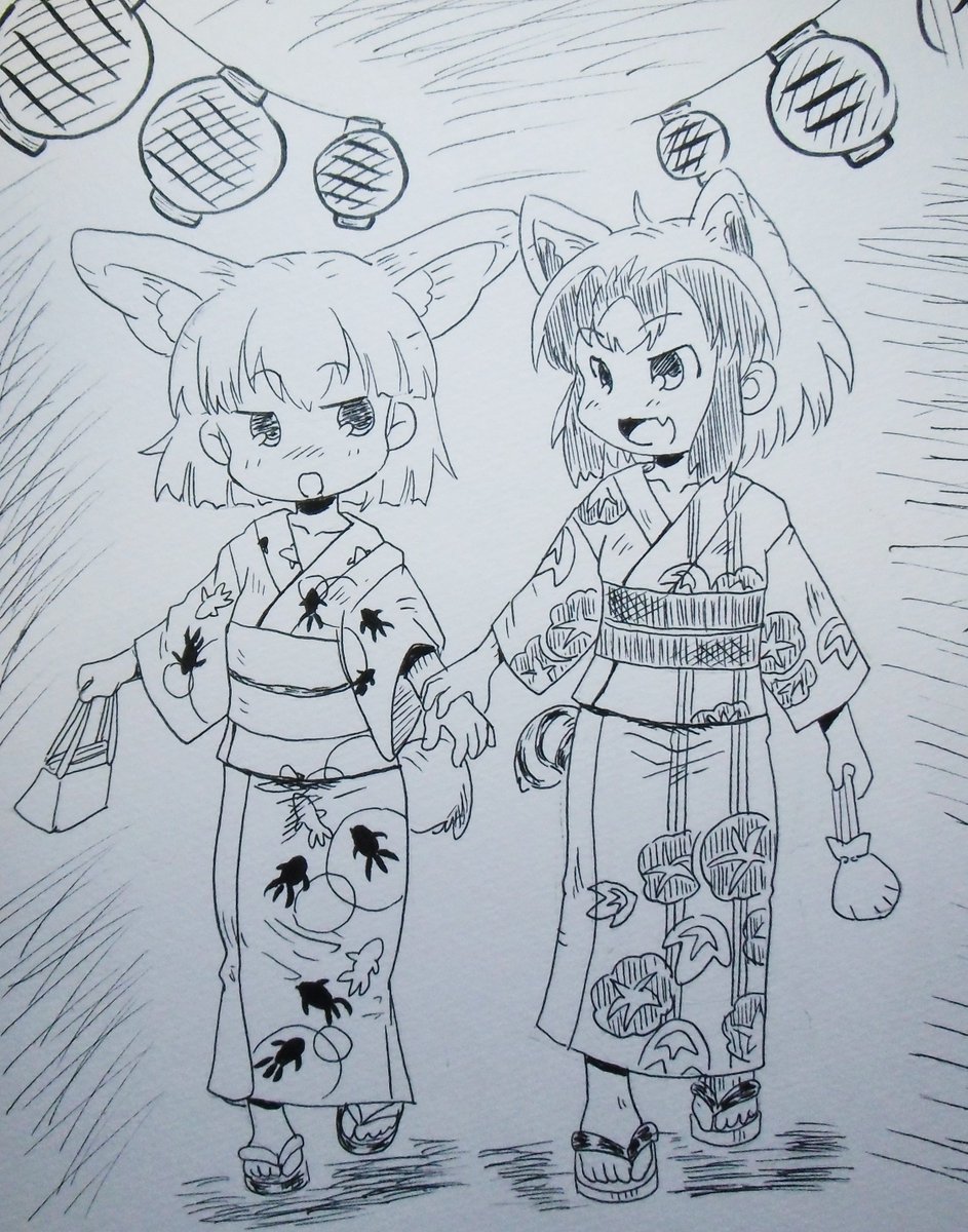 夏祭りのアライさん
「フェネック!迷子にならないようにアライさんにしっかりついてくるのだ!」
#アライさん
#けものフレンズ 