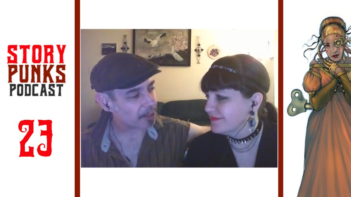 Episode #23: Holly and Max Gonzalez in the conclusion of this two-part series. wp.me/p9dxXy-lD We chat about #decopunk #dieselpunk #atompunk #steampunk and even a little #splatterpunk. Tons of fun! <a href="/hollygonz1/">Holly Gonzalez</a> #histfic
