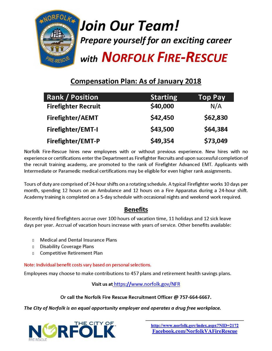 City Of Norfolk Va Have You Ever Dreamed Of Becoming A Firefighter Start Your Career With Norfolkfireresc Competitive Pay Benefits Strong Traditions Values Vacation Holiday City Of Norfolk Va Have You Ever Dreamed Of Becoming A Firefighter Start Your Career With Norfolkfireresc Competitive Pay Benefits Strong Traditions Values Vacation Holiday