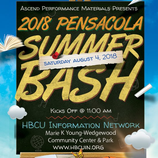 HBCUIn's tweet photo. Pensacola: 2018 Bookbag/School Supply Give-Away Presented by Ascend Performance Materials, LLC
https://t.co/sdsTOJJ5LH
* Where: Marie K Young-Wedgewood Community Center &amp; Park * When: August 4th, 2018 * Time: 11am - 3pm
#backpack #pensacola #wedgewood #hbcu @AscendMaterials https://t.co/dHf05q8PGz