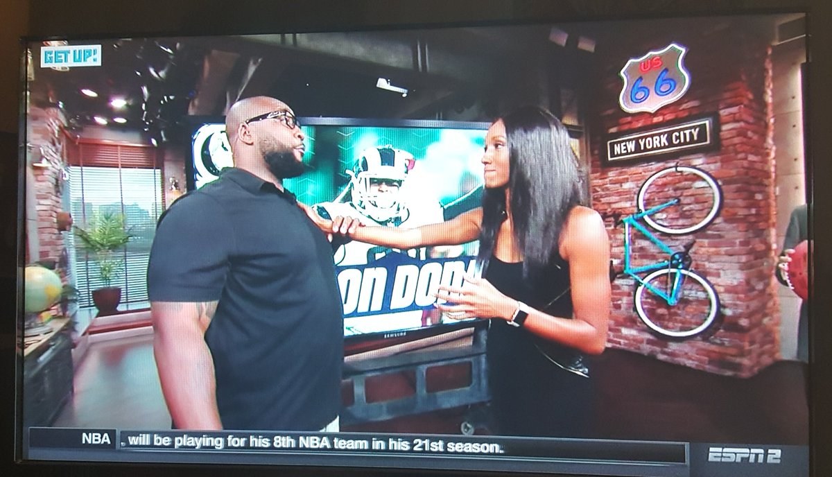 Mr_G101's tweet photo. @GetUpESPN @MariaTaylor7 @mspears96 Hold on is that the #BTL crew finally back together again 🤔 Or is @GetUpESPN just teasing us 😭 https://t.co/QyvV5o9MgW