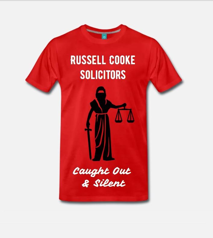 #Giveaway to #Win a #Russellcooke #Solicitors caught out t shirt

T&C's see 1st tweet in thread

#newbarnet #newcross #neweltham #newmalden #newsouthgate #newburypark #newington #nineelms #noakhill #norbiton #norbury #northcray #northend #northfinchley #lawsociety #LBC #swag