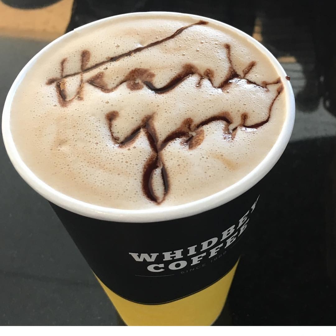 WhidbeyCoffee's tweet photo. Two of our favorite words. ☕📷 by Joy Weller https://t.co/EJucx0VZIC