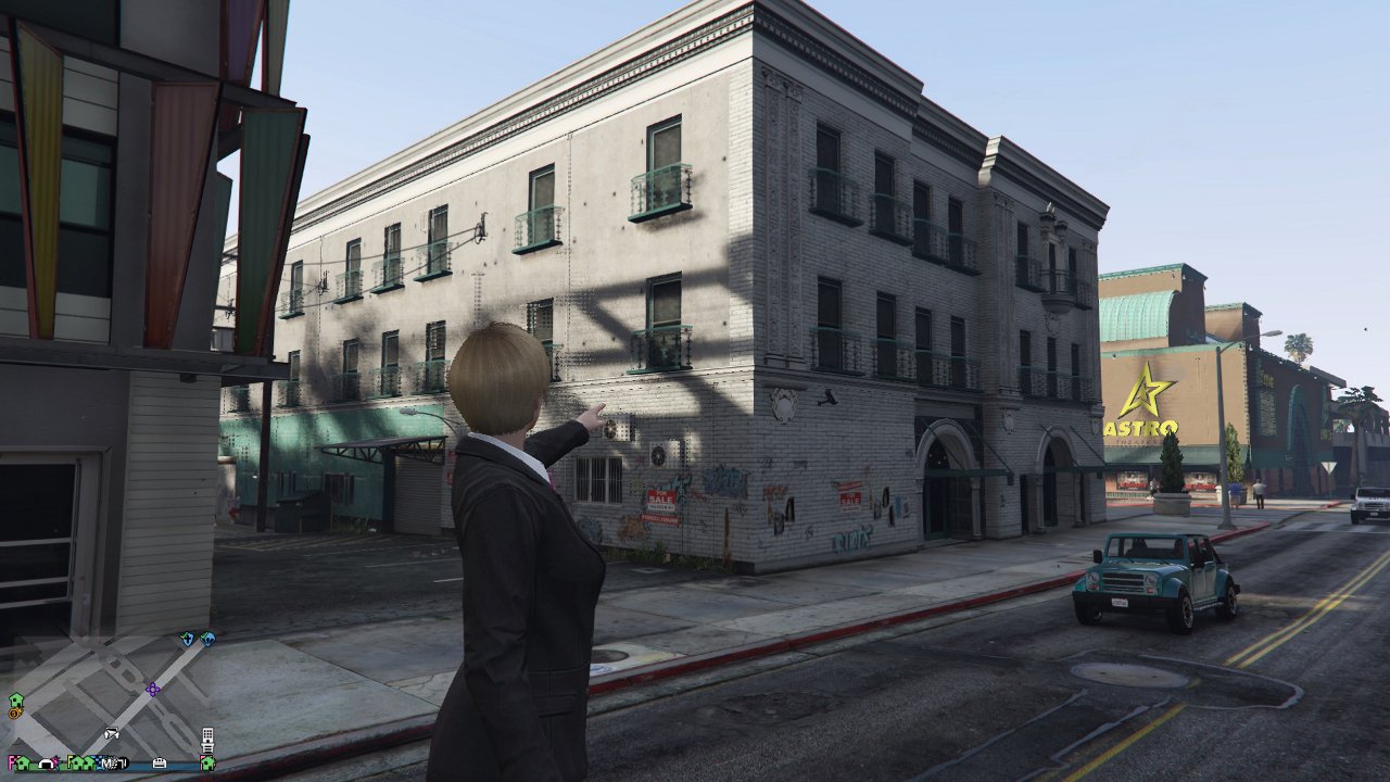 Spoichi ナイトクラブ物件下見5 ロスサントス国際空港 ナイトクラブ エリシアン島 ナイトクラブ ロスサントス国際空港 ナイトクラブは既存の10台ガレージの裏手にある エリシアン島 ナイトクラブは車で行くにはやや不便か 購入可能なナイトクラブは