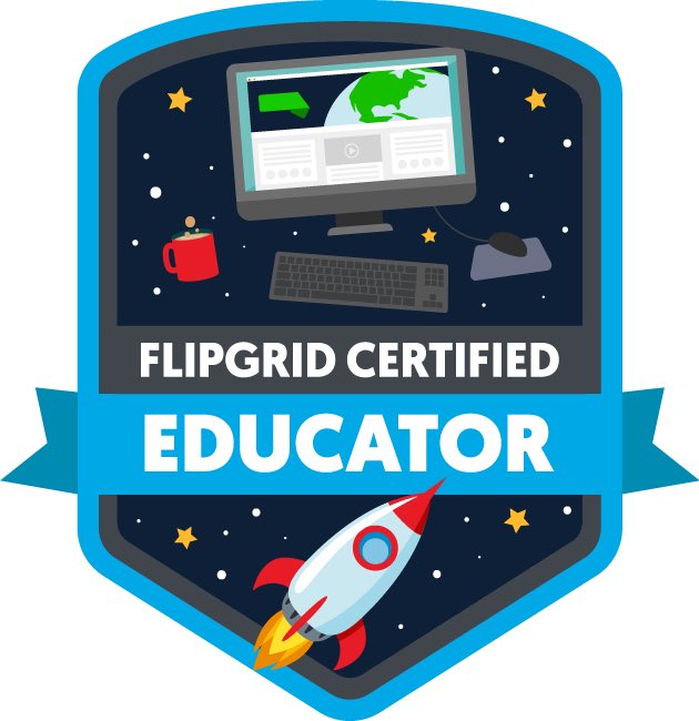 Excited to be a @Flipgrid #certifiededucator!!