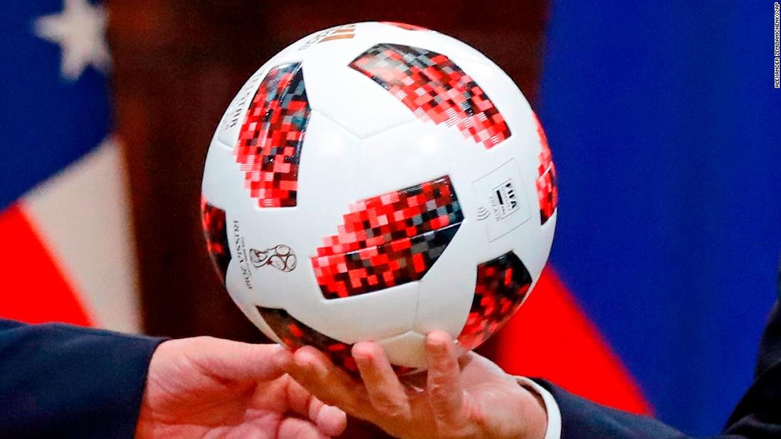 CNN's tweet photo. Putin gave Trump a soccer ball during a news conference last week in Helsinki, Finland -- and the ball may have contained a transmitter chip.

Images of the ball appear to show a logo indicating it has a chip included as part of a standard feature. https://t.co/CE2WXV2A8S https://t.co/WcXjIJqnMq