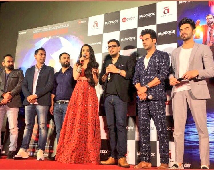 shraddhaFC_2016's tweet photo. Team Stree @ShraddhaKapoor @RajkummarRao at Trailer Launch ! ! https://t.co/xr8a6gmZNF
