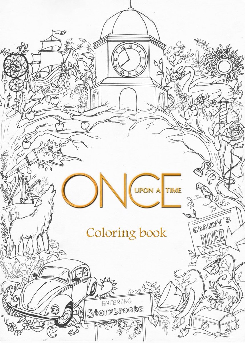 Best Ever Once Upon A Time Coloring Book wallpaper iphone