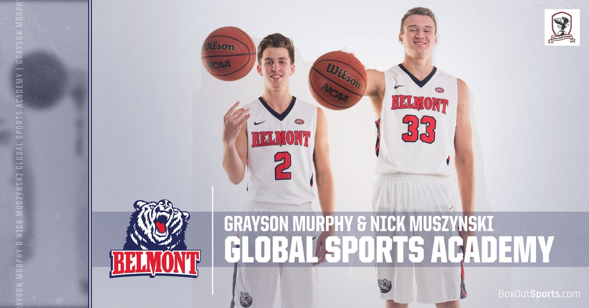 NEWS: <a href="/BelmontMBB/">Belmont Basketball</a> Grayson Murphy <a href="/_GraysonMurphy_/">Grayson Murphy</a> Nick Muszynski <a href="/n_muszynski44/">Nick</a> Joining <a href="/GlobalSports_US/">GlobalSportsAcademy</a> on Foreign Tour bit.ly/2LsdQvN #itsbruintime