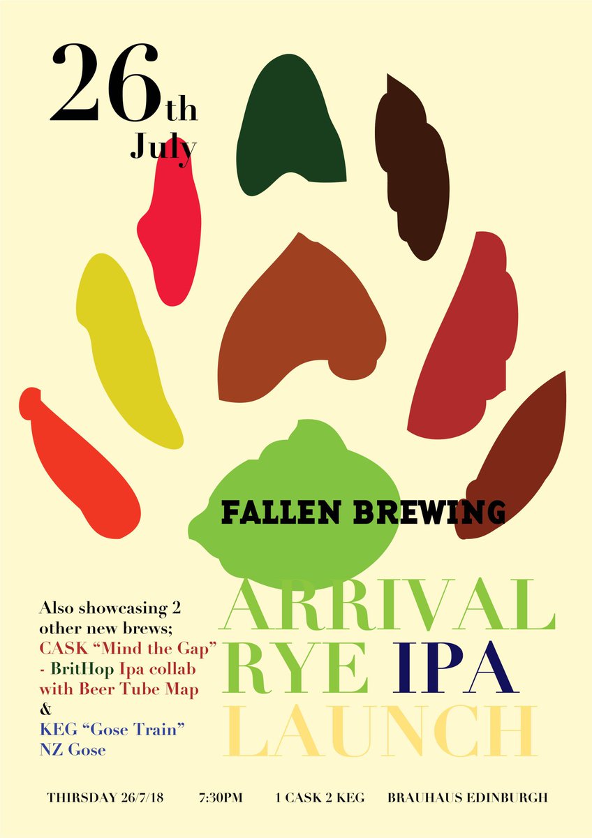 FallenEastCoast's tweet photo. We're at our friends @BrauhausEd tonight pouring 2 new beers and officially launching 1. See you there! https://t.co/SMXHzfXIAZ