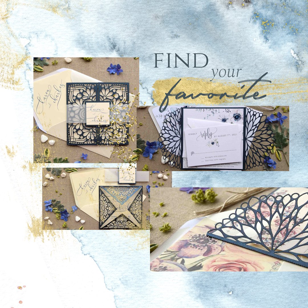 PaperStudioByC's tweet photo. Find your favorite online on our website.
https://t.co/JMiQ2O2MHM
.
#paperstudiobyc #lasercut #lasercutinvitations #blue #watercolorinvitations #watercolor #macro #bride2018 #weddingplanner #weddingstationery #custominvitations #elegantinvitations #blueweddinginvitations https://t.co/ck3iGWXF1R