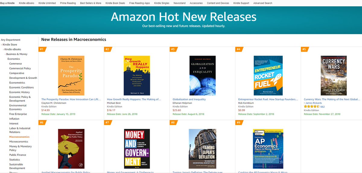 claychristensen's tweet photo. Exciting to see early interest in my upcoming book, The Prosperity Paradox: How Innovation Can Lift Nations Out of Poverty. Coming January 2019. https://t.co/zvjhcJjKUf https://t.co/GrKvAN0YPk
