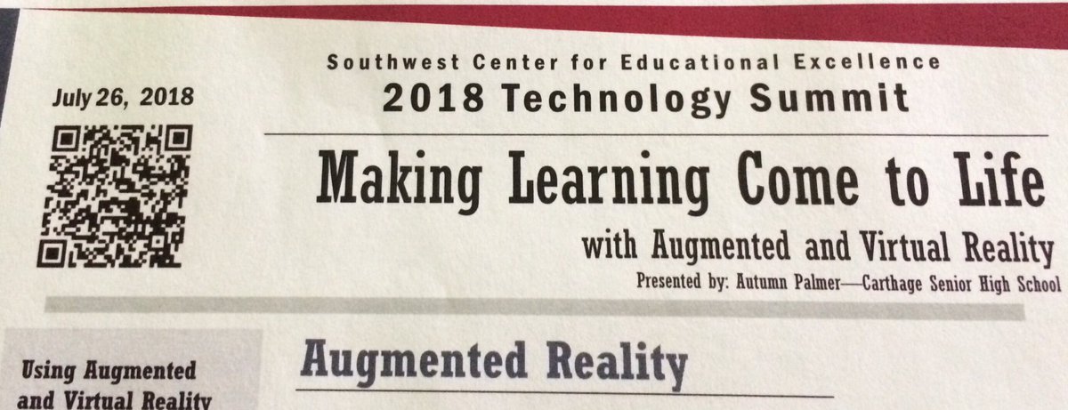 jbaldwin_books's tweet photo. Students absent from class? Record your lecture and augment their learning. #SWCTS2018 https://t.co/VVZLRZiCYb
