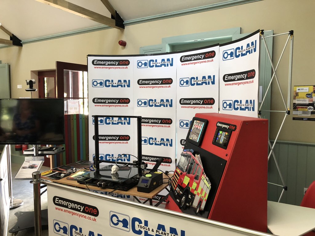 EOneUKLtd's tweet photo. @EOneUKLtd & @ClanLukas are all set up ready for tomorrowโs #EngineeringOpenDay at @Dumfries_House #STEM building with @PrincesFound https://t.co/coQ0Gf6spW