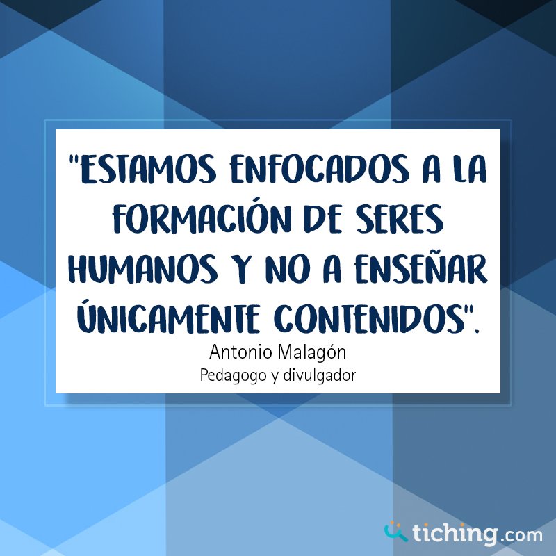 tiching's tweet photo. "Estamos enfocados a la formación de seres humanos y no a enseñar únicamente contenidos" Antonio Malagón Pedagogo y divulgador en: https://t.co/ttvGoS3BM8 #PedagogiaWaldorf https://t.co/xs6apVvGsq