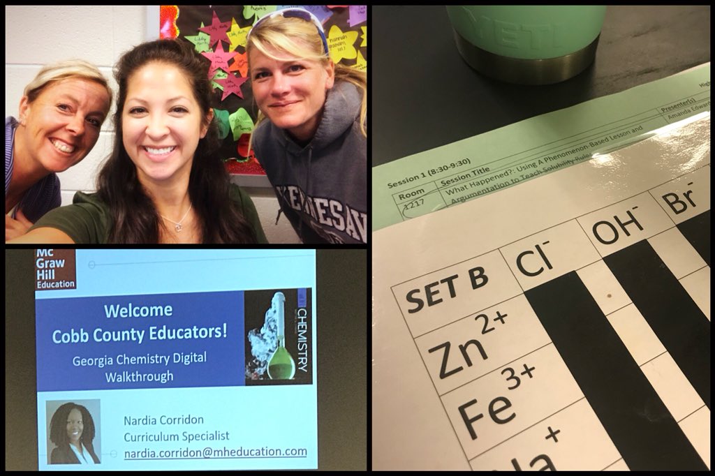 coachsday's tweet photo. Collaborating + connecting with past colleagues at @CobbSchools Learning Engagement Institute #EngageCobb #newideas https://t.co/kB9Ve2jRfR