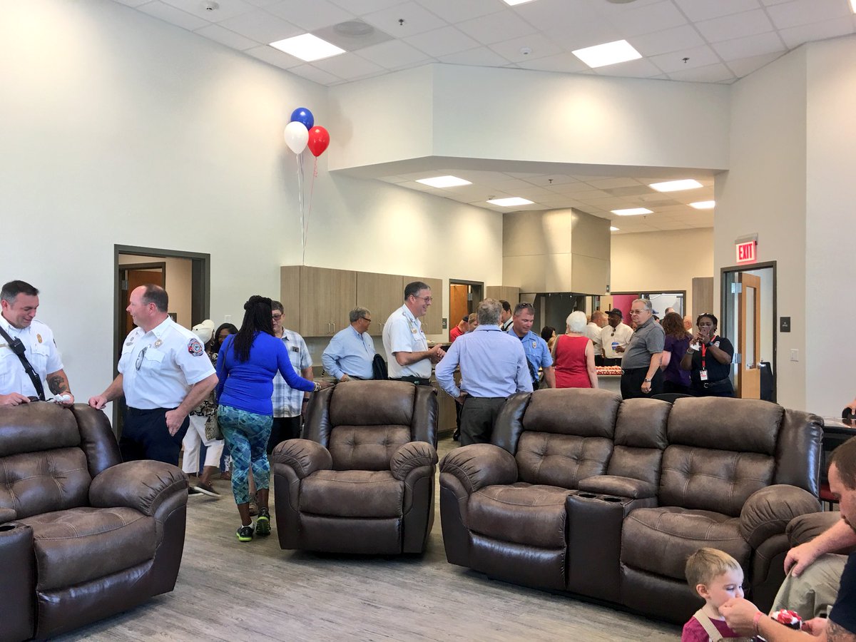NCFDSC's tweet photo. Ribbon cutting cermony for new Station 6 on Otranto Rd #firetradition https://t.co/Vh9jcFpCIb