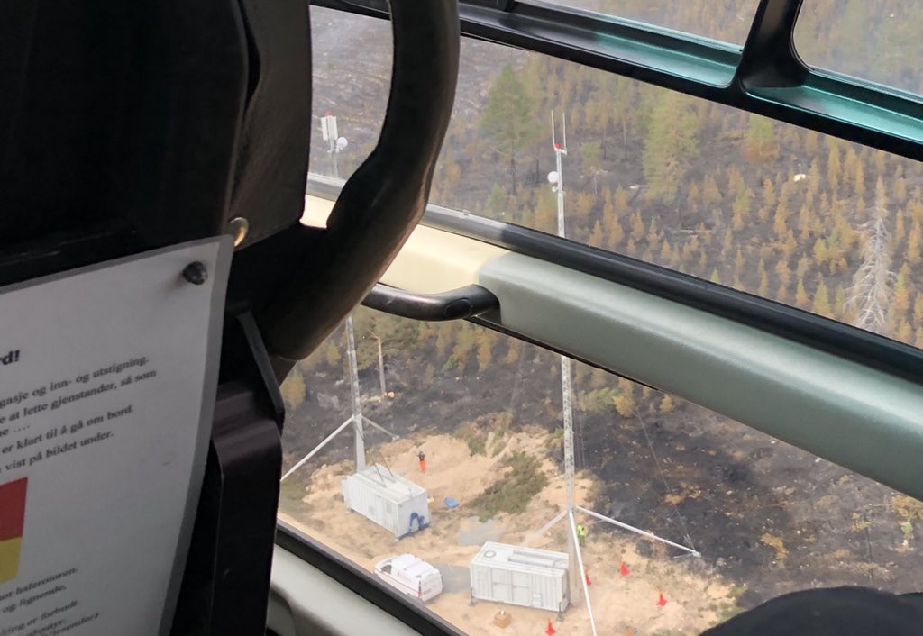 Äntligen - nu både täckning på radiosystemet RAKEL och telefoni med 3G/4G på området! En framgång som genererade en stor applåd på stabsorienteringen! Samband betyder säkerhet!