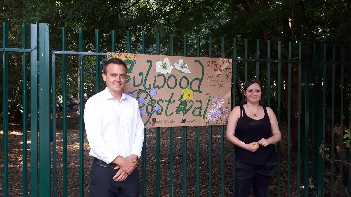 tommartincrone's tweet image. With @notjust_ who are installing their art in Fulwood Gardens in St Michaels. Launching the exhibition on Sunday so pop down from midday if you can. #ib18