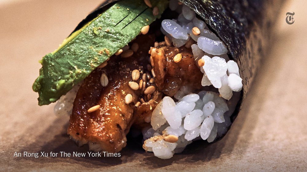 nytcooking's tweet photo. At Daigo Hand Roll Bar in Downtown Brooklyn, find affordable sushi made to order with generosity and exactitude https://t.co/8IjKPjO6gT https://t.co/IVC9i4WgSL