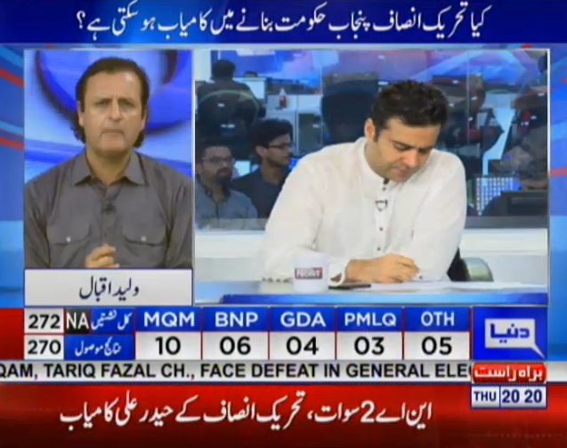DunyaNews's tweet photo. Aleem Khan is a contender for CM #Punjab, says Waleed Iqbal
Watch Live: https://t.co/WzGiFMYqsz
#DunyaPrograms #DunyaElectionCell
@pmln_org @PTIofficial #Elections2018 #ElectionResults2018 @ImranKhanPTI #PakistanElections2018 #NayaPakistan https://t.co/KYDxBsq1R8