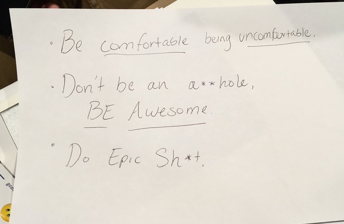 tsand's tweet photo. We're not very good at conference exercises.. but we try. #ufcomcom18 https://t.co/m5x0Oz0Cu3