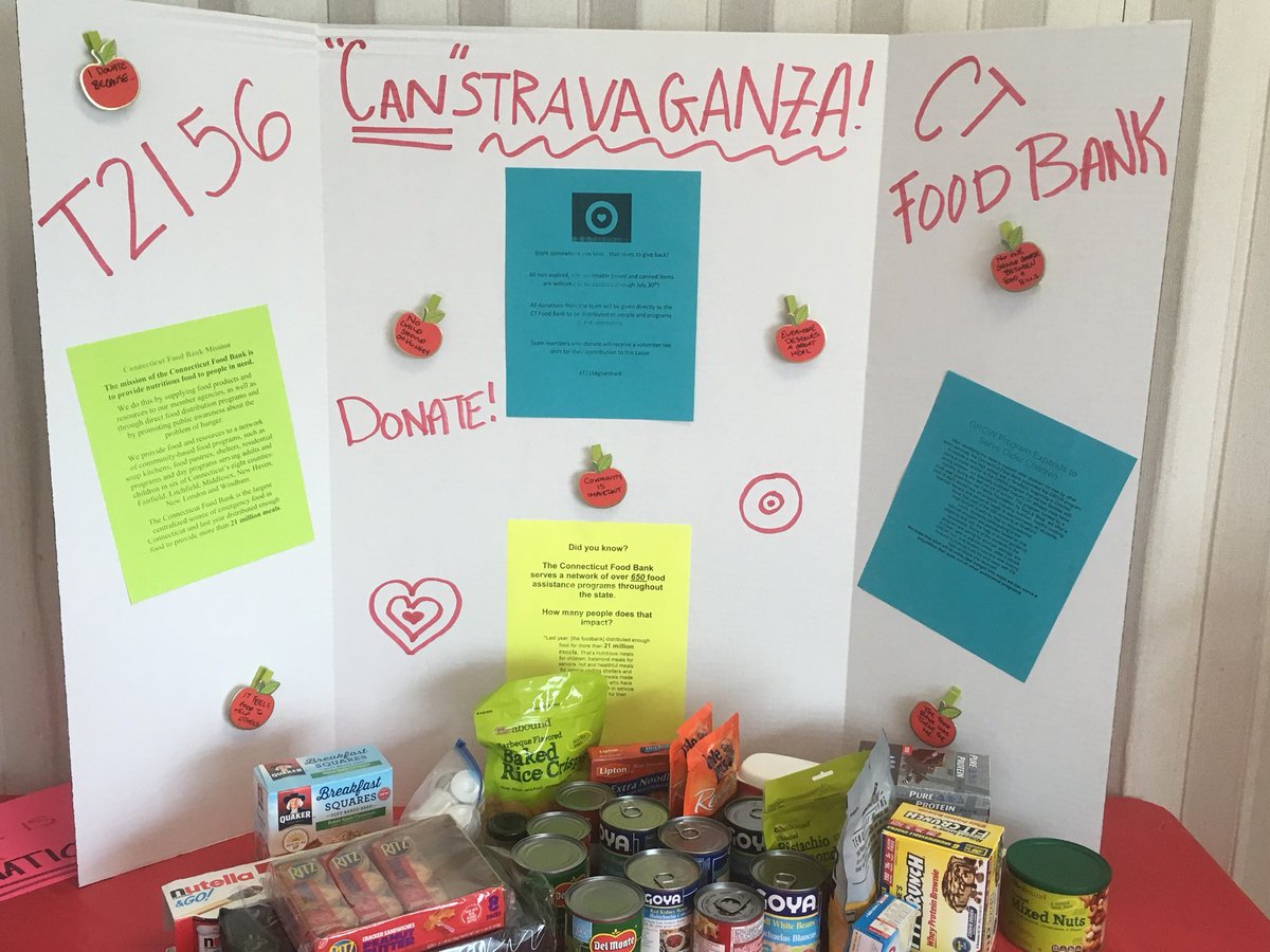 ForTarah's tweet photo. #t2156 #d460givesback #ctfoodbank #canstravaganza Doing our part to help CT Foodbank distribute 21 million meals! https://t.co/ZSE20aHOU6