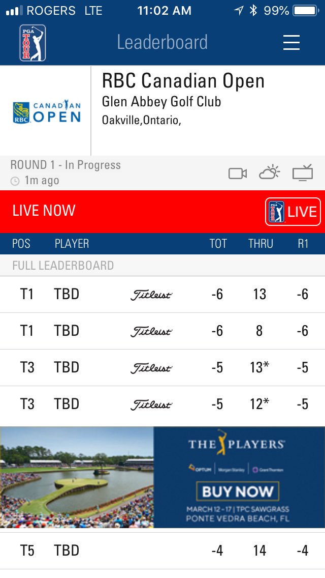 Tiny glitch with the scoreboard this morning, apparently it’s an “insert your name here” kind of day ⁦<a href="/Mark_Hoop/">Mark Hooper</a>⁩ ⁦<a href="/tee_n_up/">Troy Cooper</a>⁩ ⁦<a href="/PGATOUR/">PGA TOUR</a>⁩