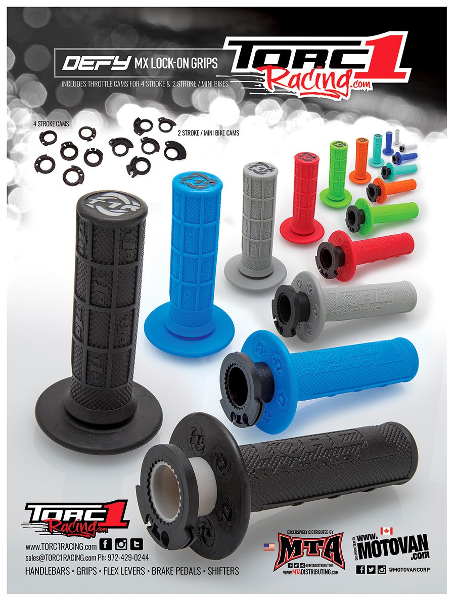 Defy Lock On Grips, the only lock on grip with true cam timing