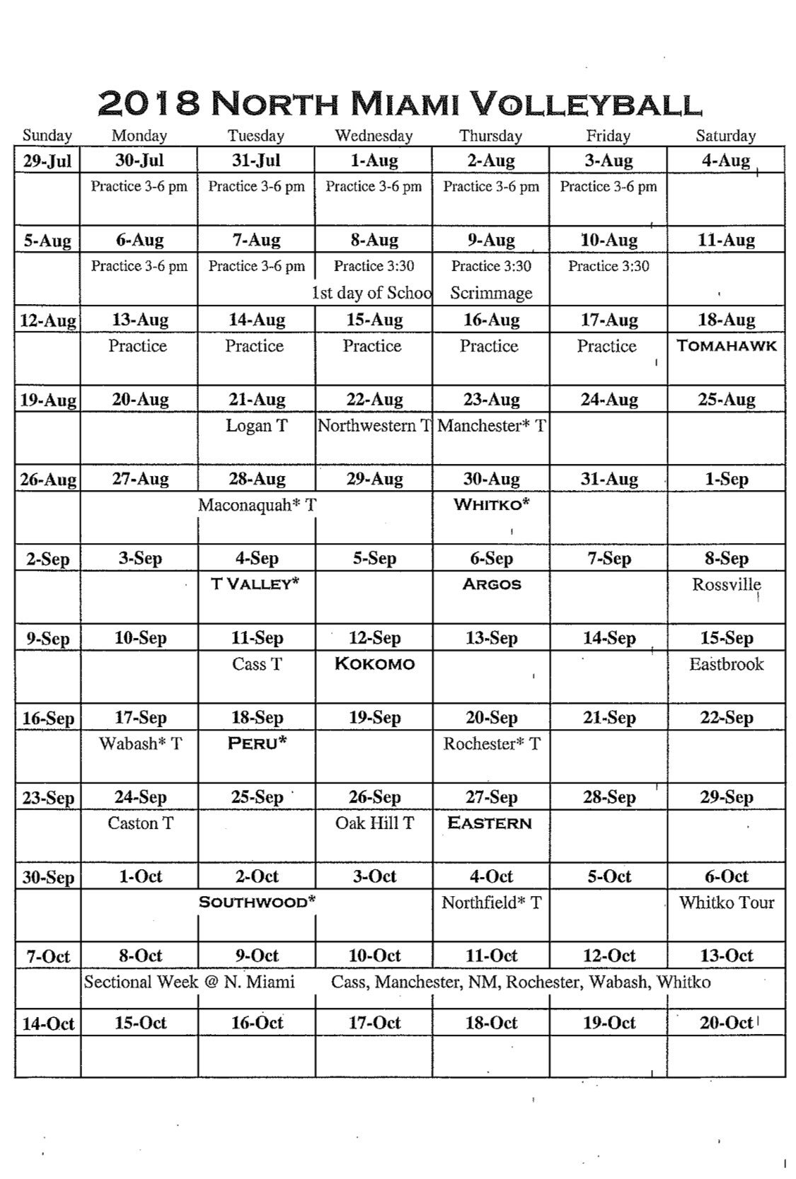 North Miami VBall (NMVBall) / Twitter