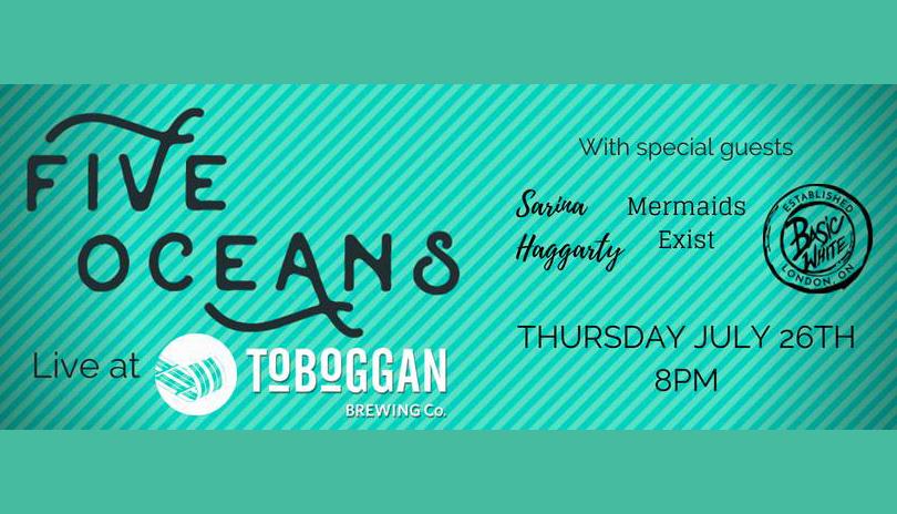 Catch <a href="/fiveoceansmusic/">Five Oceans</a>  with special guests <a href="/BasicWhiteBand/">Basic White</a> , <a href="/MermaidsExist_/">Mermaids Exist</a>  &amp; <a href="/sarinahaggarty/">Sarina Haggarty</a>   at <a href="/TobogganBrewery/">Toboggan Brewery</a> tonight 

londontourism.ca/Events/Five-Oc…

<a href="/Downtown_London/">Downtown London</a> <a href="/RichmondRow/">Richmond Row London</a> @LDNENT #Livemusic #LondonIsOn