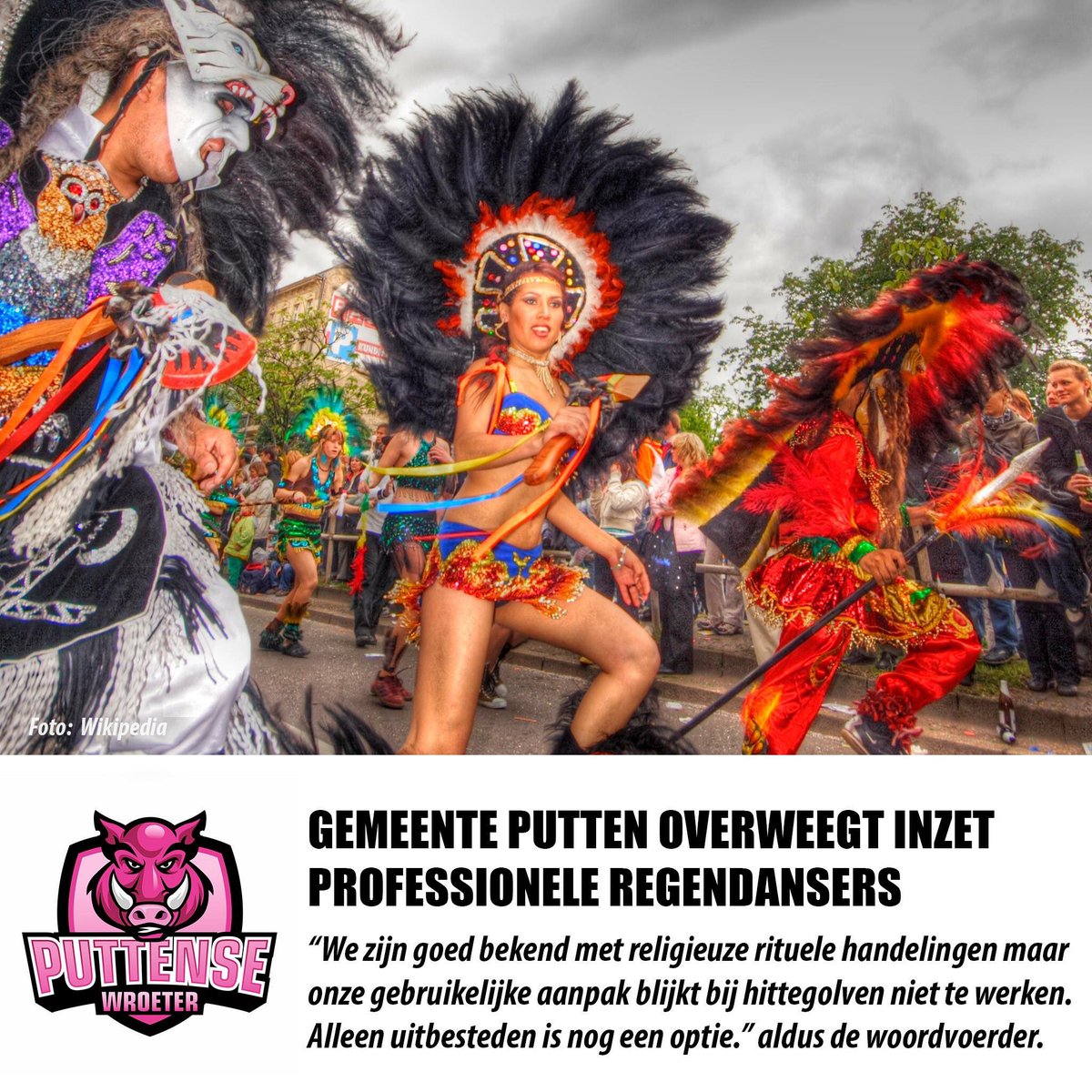 #Putten overweegt inzet professionele #regendansers tinyurl.com/yb35ow53 #hittegolf #warm #gewoonuitbesteden
