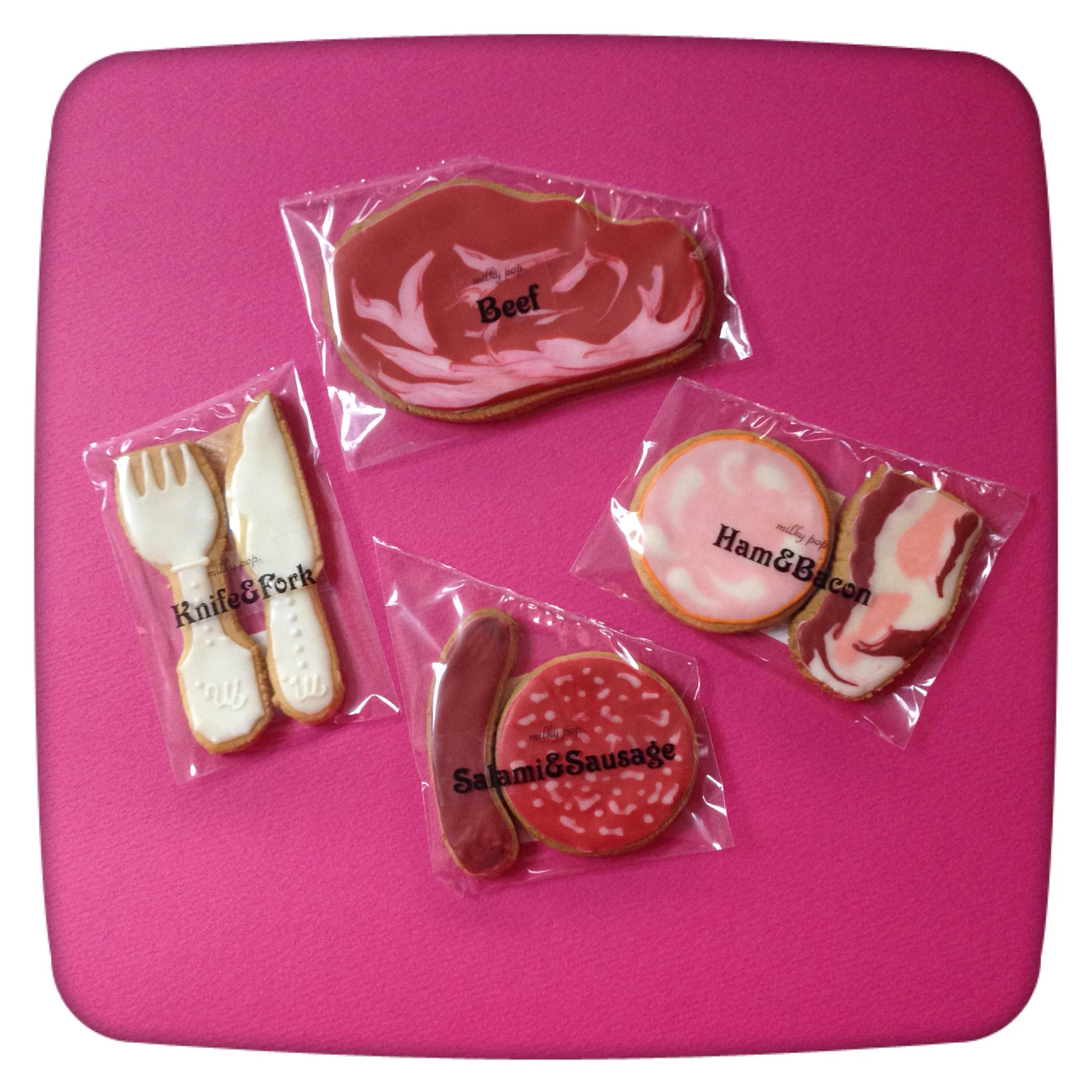 ニクッキー？！ｗｗ生肉のアイシングが施されたクッキーが激かわ！