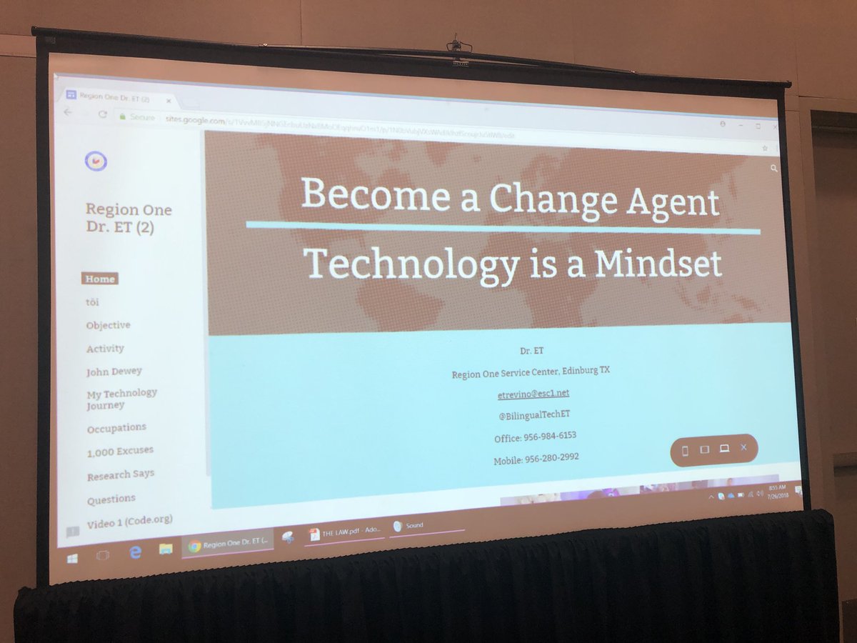 DrETontheBorder's tweet photo. And thatβs a wrap! Session 1 #BecomeAnEdTechChangeAgent #TitleIIISymposium2018 #Edtechsuperpowers
#ESL #Bilingual #ESL @esc1bilingual https://t.co/vAvsbGMDI5