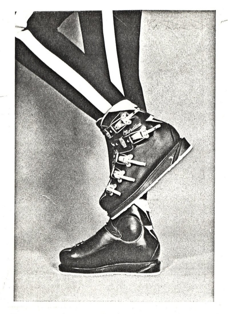 Many many years of crafting ski boots has gotten us to where we are today. Pictured here is a boot produced in 1967. A different era of boots back then... #fitforthelongrun #trustedsince1939 #nordicaboots