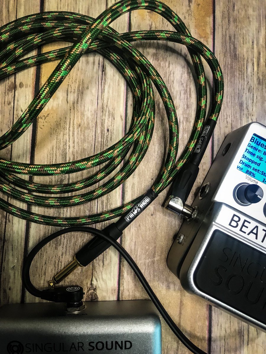 Big S/O to our friends at <a href="/pighogcables/">Pig Hog Cables</a> for sending us a Camouflaje Vintage cable. 🎸⚡️🤘🏼 -
#DrummerPedal | #MusicianPedal | #GuitarPedal