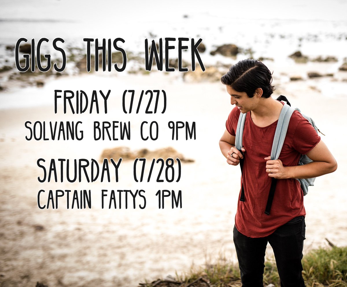 Here’s the weekend forecast. Peep it. 😊 
.
.
.
.
#singersongwriter #thursday #throwbackthursday #connercherland #livemusic #santabarbara #carpinteria #losangeles #losolivos #solvangbrewco #breakfast #breakfastcultureclub #captainfattys #americana #indiemusic #music #indie #folk