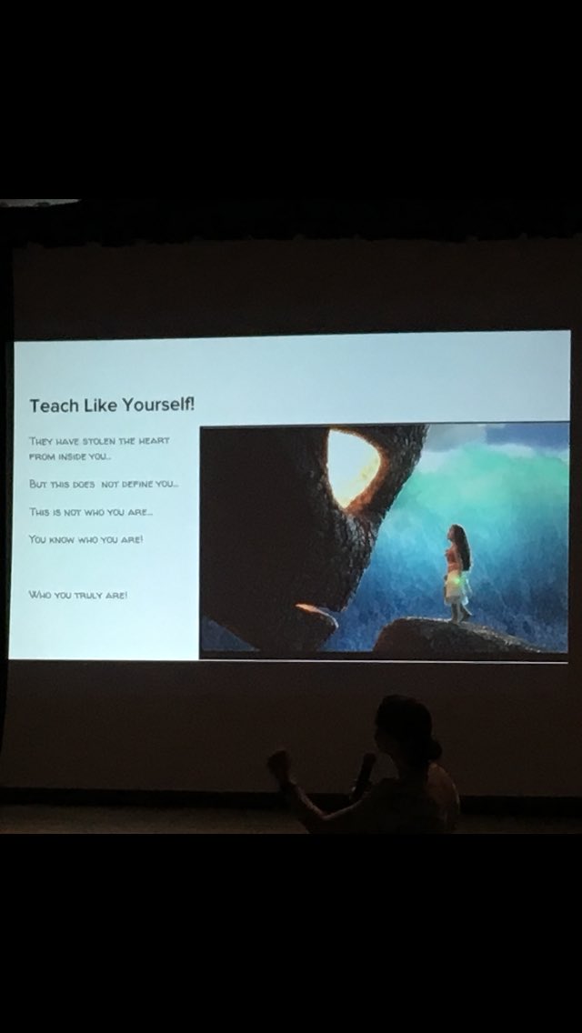 MissFoulkes2's tweet image. I love Moana! This scene is a great reminder for teaching: whether you are conferencing or simply looking at a child’s work, think about how they probably put all of themselves into it. It’s their piece, and we need to acknowledge that for them to own it! #PARSUM18 @ReneeDHouser
